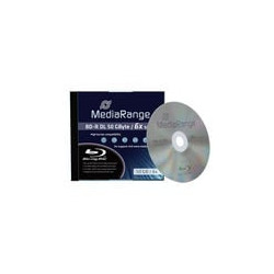 Bluray mediarange 50gb 1pcs bd-r jewelcase 6x double layer [mr506]