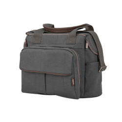 borsa inglesina dual bag aptica per passeggino grigio velluto