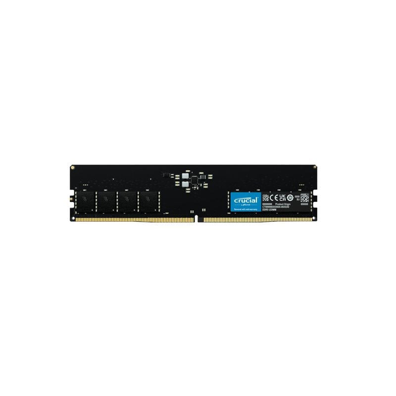 ram udimm ddr5 32gb crucial 5600mhz cl46 nero [sacrc503256vr10]
