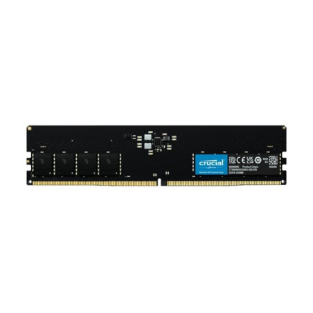 ram udimm ddr5 8gb crucial 5200mhz cl42 nero [sacrc500852vr10]