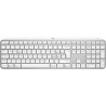 tastiera logitech mx keys s qwerty senza fili + bluetooth bianco