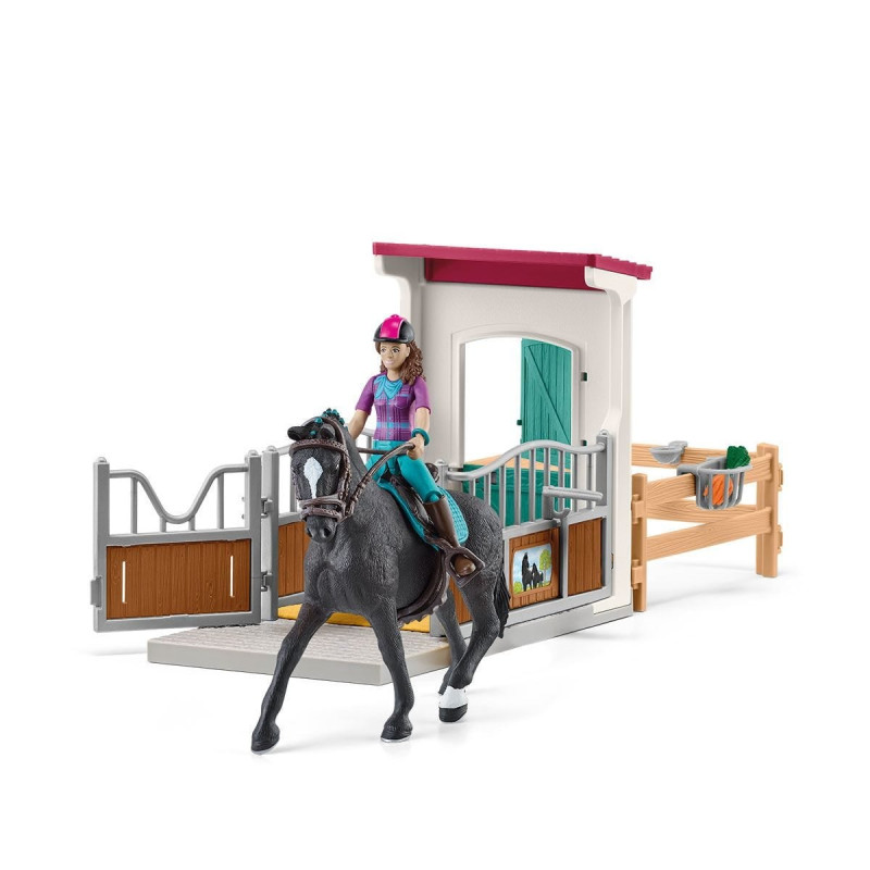 schleich horse club ecurie lisa con storm multicolore [42709]