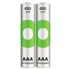 pile ricaricabili gp batteries recyko lr3 aaa nimh 650mah 1.2v 2pz