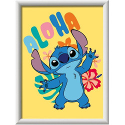 gioco per bambino ravensburger creart disney aloha stitch dipingi