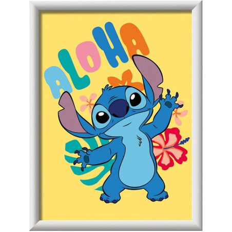 gioco per bambino ravensburger creart disney aloha stitch dipingi