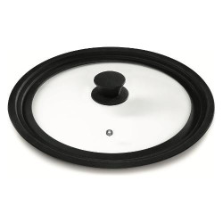 coperchio ghidini cipriano 1333 16-18-20mm transparente/nero