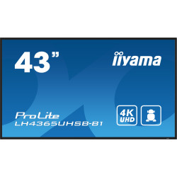 monitor digital signage led 42.5'' iiyama prolite lh4365uhsb-b1