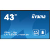 monitor digital signage led 42.5'' iiyama prolite lh4365uhsb-b1