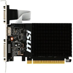scheda video nvidia msi geforce gt 710 2gd3h lp 2gb gddr3 64bit nero