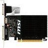 scheda video nvidia msi geforce gt 710 2gd3h lp 2gb gddr3 64bit nero