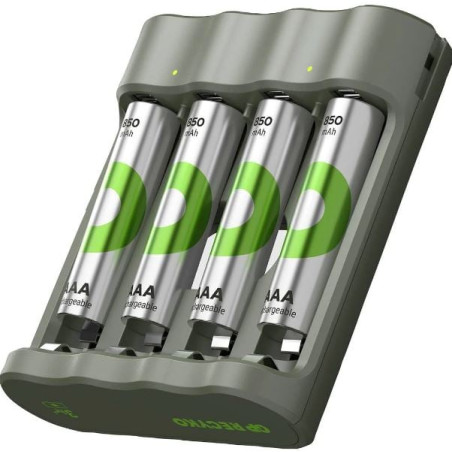 caricabatterie gp recyko con batteria 4xaa/2100mah [gprckchb441u007]