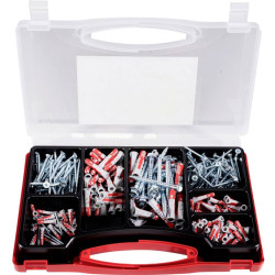 kit di montaggio fischer meister-box xl soggiorno + viti grigio