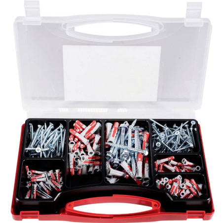 kit di montaggio fischer meister-box xl soggiorno + viti grigio