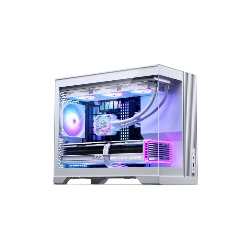 case phanteks xt v3 rgb vetro temperato mini-tower matx bianco