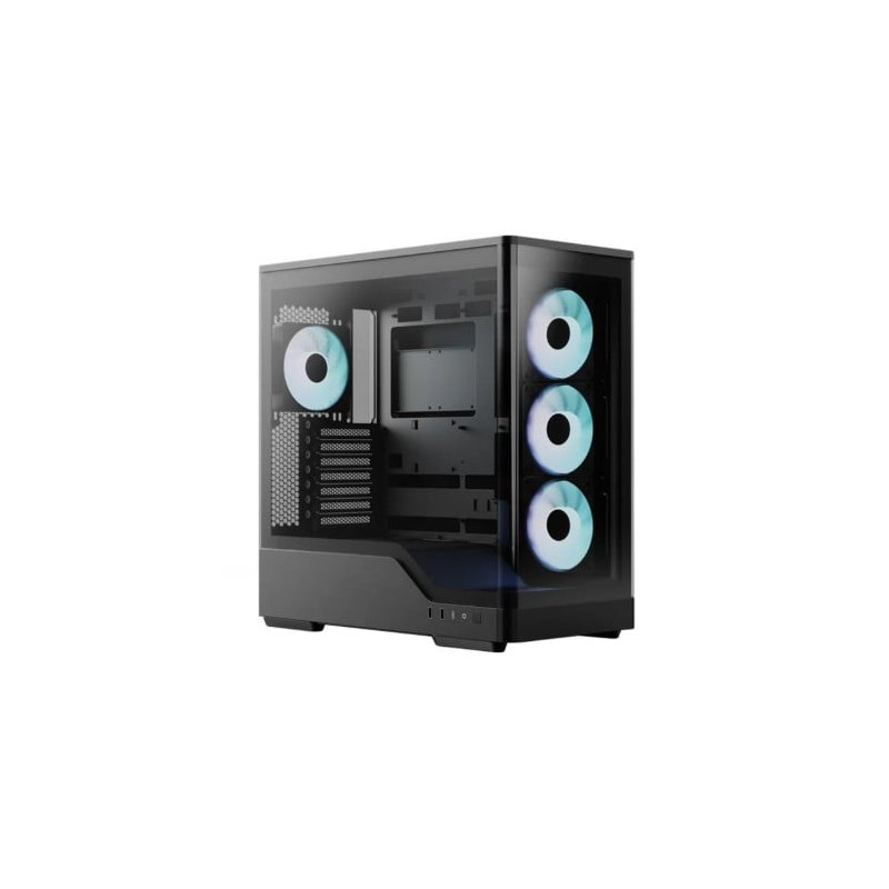 case aerocool p500a argb pannelli in vetro temperato midi-tower