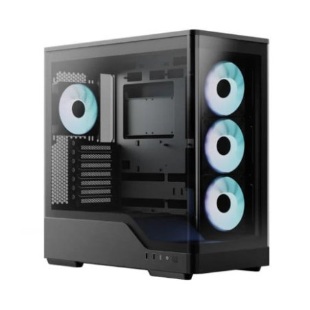 case aerocool p500a argb pannelli in vetro temperato midi-tower
