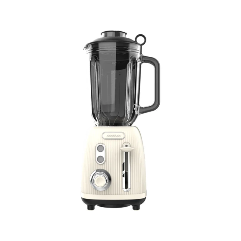 frullatore cecotec power black titanium retro 1.5l 1200w beige [3885]