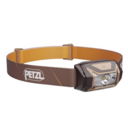 lampada frontale petzl tikka core led 100lm marrone [e061ab02]