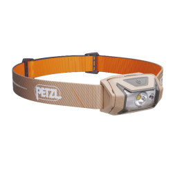 lampada frontale petzl tikka core led 450 lumen marrone [e067ab02]