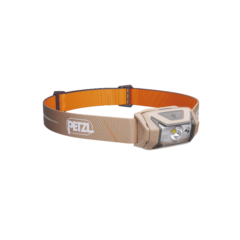 lampada frontale petzl tikka core led 450 lumen marrone [e067ab02]