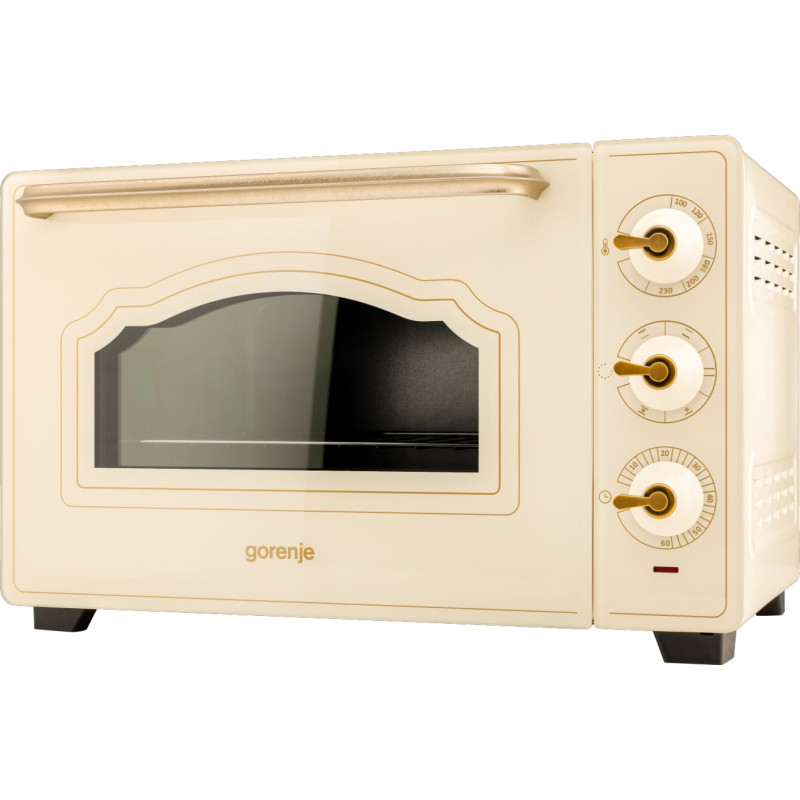 mini forno gorenje om30cli 30l 1600w beige [746121]