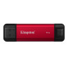 ssd estrerno 1.9tb kingston dual portable rosso/nero