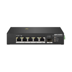 switch hikvision ds-3t0306hp non gestito l2 6 porte gigabit ethernet