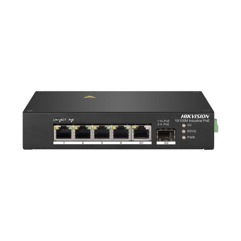 switch hikvision ds-3t0306hp non gestito l2 6 porte gigabit ethernet