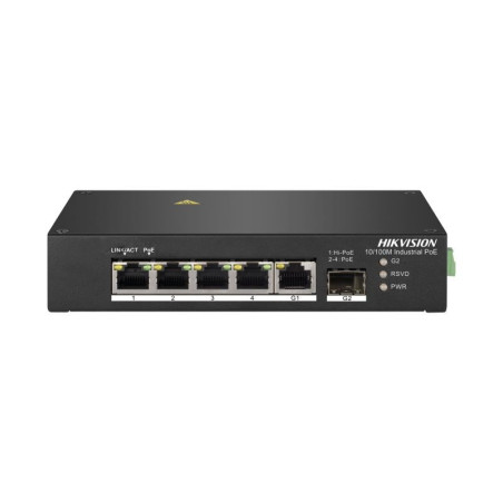 switch hikvision ds-3t0306hp non gestito l2 6 porte gigabit ethernet