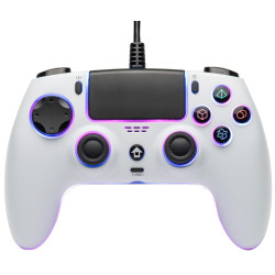 controller qubick neon cop50016 gamepad rgb cablato 3.5mm ps5/pc