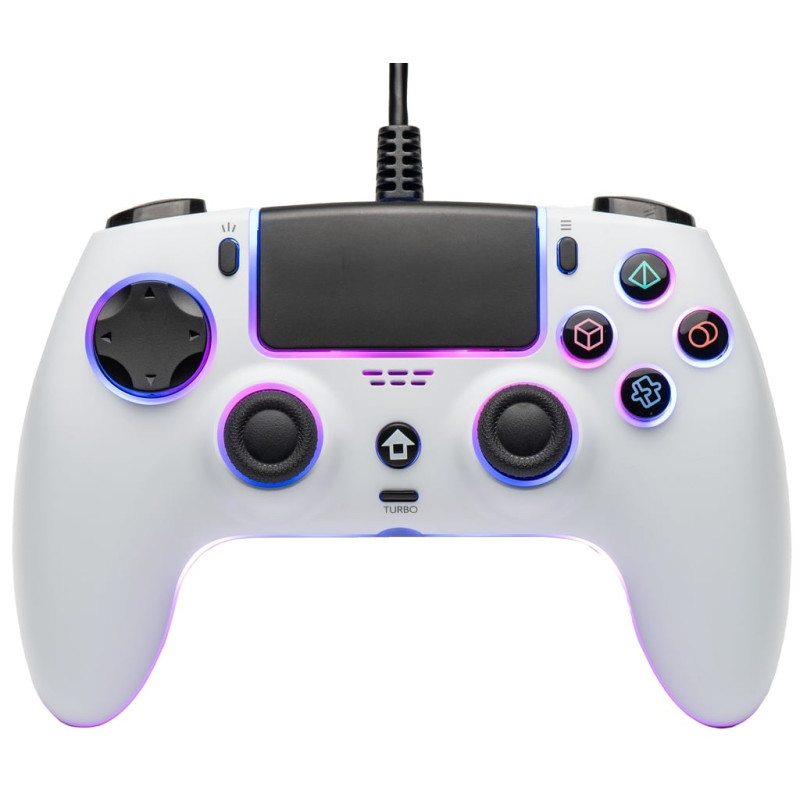 controller qubick neon cop50016 gamepad rgb cablato 3.5mm ps5/pc