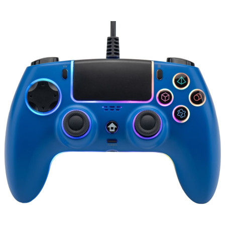 controller qubick neon cop50018 gamepad rgb cablato 3.5mm ps5/pc