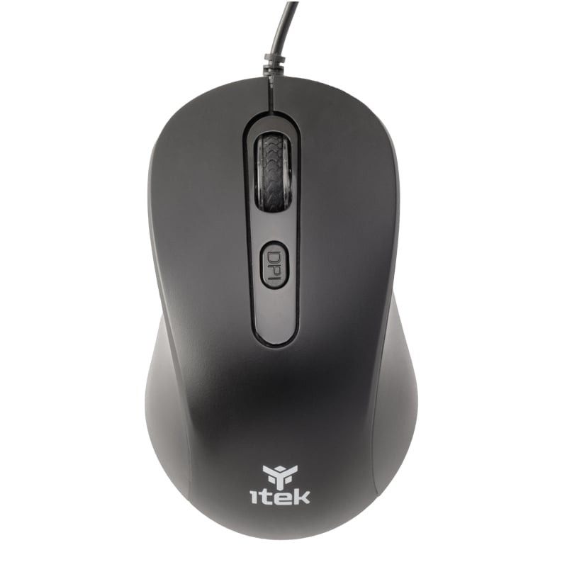 mouse itek clk c01 wired 3600dpi ottico nero [itmoclkc01]