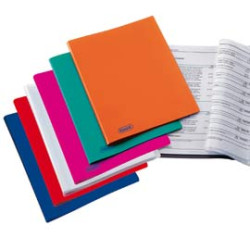 Portalistini a buste fisse favorit 22x30-10 buste nero spn [100460241]