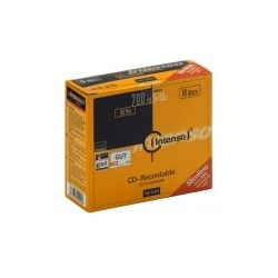 Confezione cd-r intenso 700mb 10pcs slimcase [1001622]