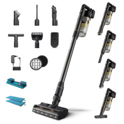 scopa elettrica philips serie 7000 aqua xc7057/01 a batteria secco/bagnato