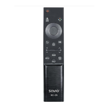 telecomando savio rc-25 ir wireless tv premere i pulsanti nero