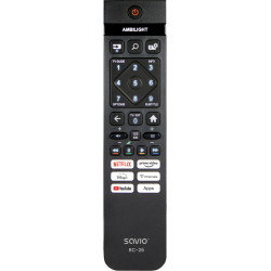 telecomando savio rc-26 ir wireless tv premere i pulsanti nero
