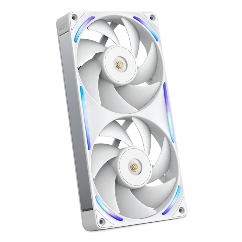 ventola 120x120 nzxt performance f240x 2x120mm bianco [rf-u24pn-w1]