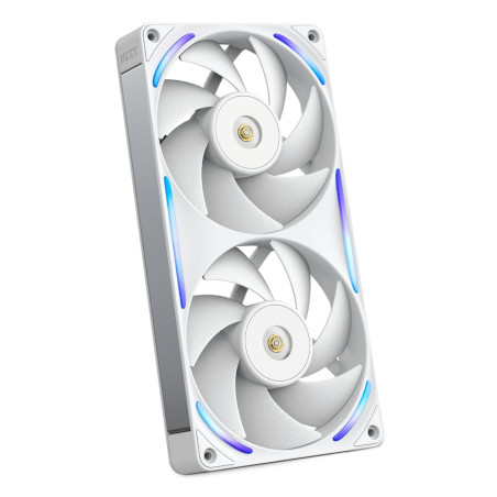 ventola 120x120 nzxt performance f240x 2x120mm bianco [rf-u24pn-w1]