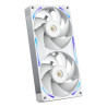ventola 120x120 nzxt performance f240x 2x120mm bianco [rf-u24pn-w1]