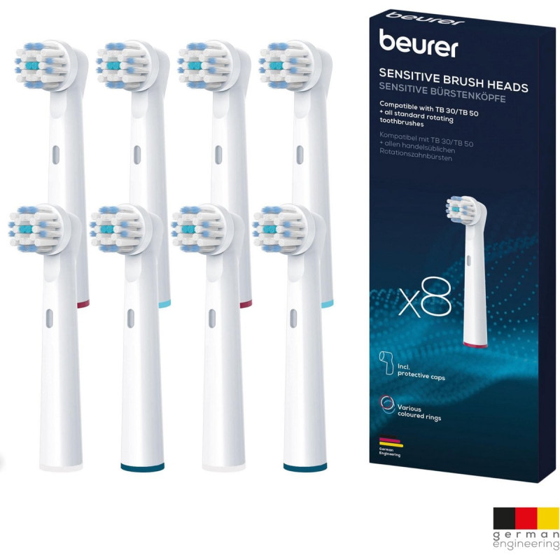 testine di ricambio per spazzolino beurer tb30 tb50 sensitive bianco