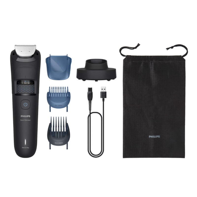 regolabarba philips serie 5000 beard trimmer bt5780/15 a batteria