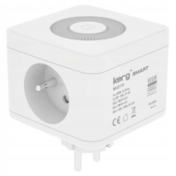 presa intelligente kerg smart con porte usb bianco [m02730]