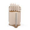 set di coltelli maestro mr-1413 beige 8pz [mr-1413-beige]