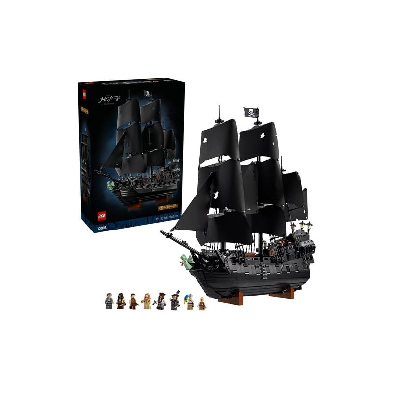 gioco da costruzione lego icons la nave pirata del capitano jack