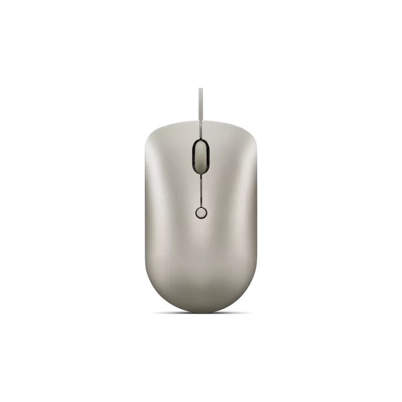 mouse lenovo 540 wired usb/ottico 2400dpi 4 tasti sabbia [gy51d20879]