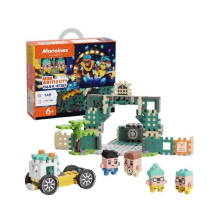 set di costruzioni marioinex klocki mini waffle stazione di servizio