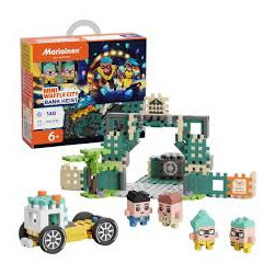 set di costruzioni marioinex mini waffle city stazione di servizio