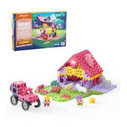 set di costruzioni marioinex mini waffle farmer charming ranch multicolore